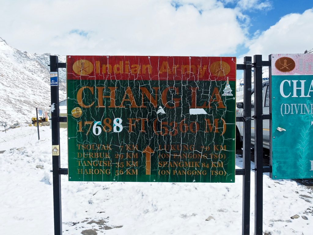Ladakh Chang la pass