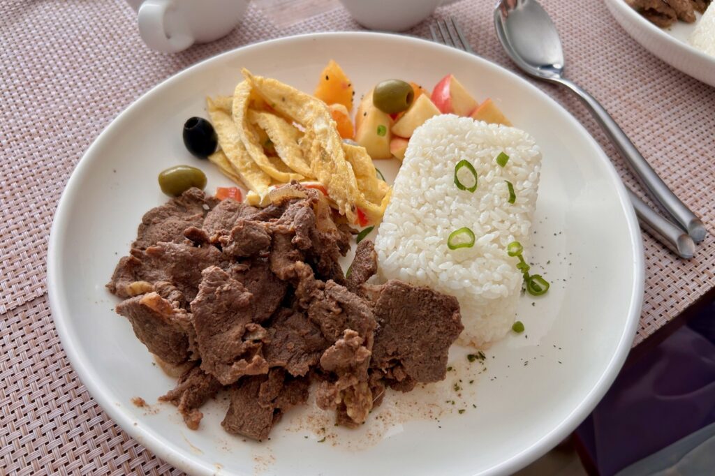 チンギス21でいただいたランチ