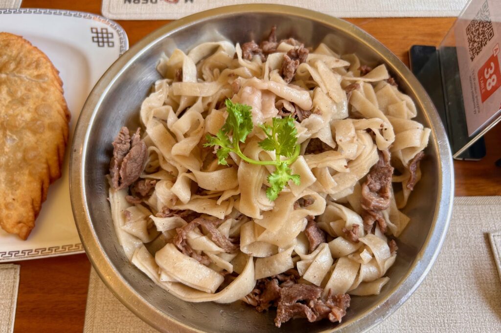 モンゴルの焼きうどん